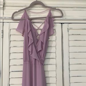 New with tags floor length lilac dress